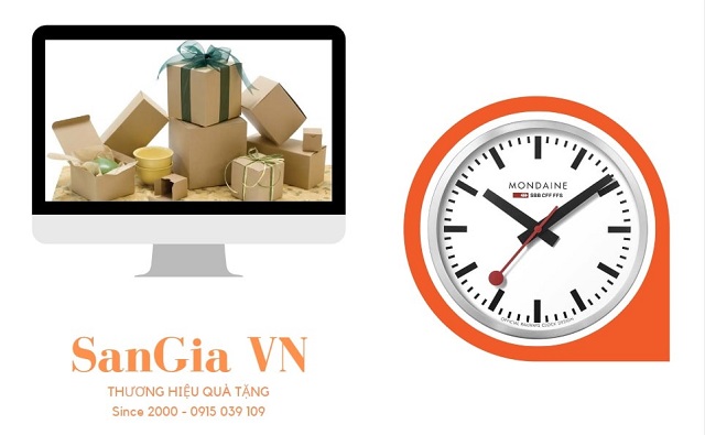 Đồng hồ treo tường làm quà tặng